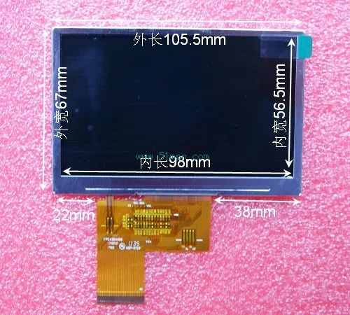 

4,3-дюймовый Fpc-ftg430d06z-00 4304008 дисплей fpc экран сенсорный ЖК-экран