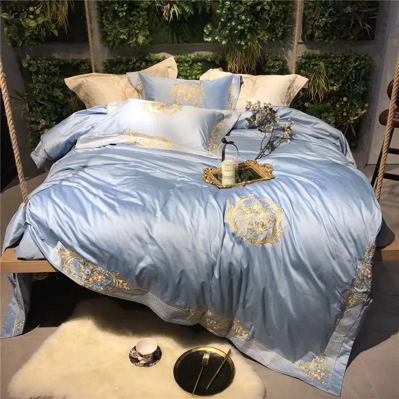 100S набор постельных принадлежностей из египетского хлопка пододеяльников с