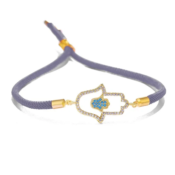 gray-gold JUWANG, новинка, турецкий синий кристалл, сглаза, браслеты ручной работы, красная веревка, удачное ювелирное изделие для женщин, регулируемый подарок, ojo turco rojo - Окраска металла: gray-gold