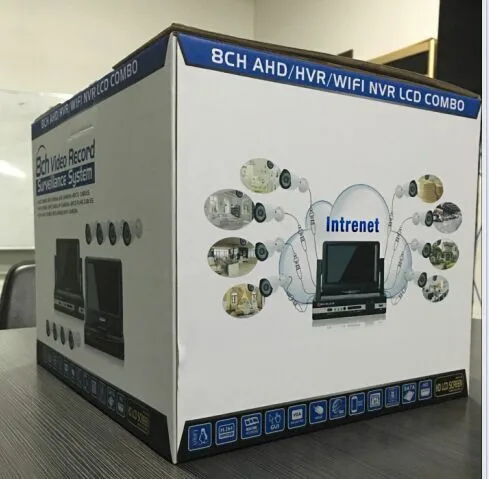 1080P беспроводная IP CCTV камера Камера системы наборы Спорт на открытом воздухе 2MP с поддержкой Wi-Fi IP Камера системы 8ch PoE NVR комплекты build in 1 ТБ HDD с монитором