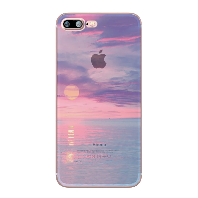 Чехлы для телефонов ciciber с пляжем и океаном для iPhone 11 Pro Max, чехол для iPhone XR 8 7 6 6S Plus X XS Max 5S SE, мягкий чехол из ТПУ
