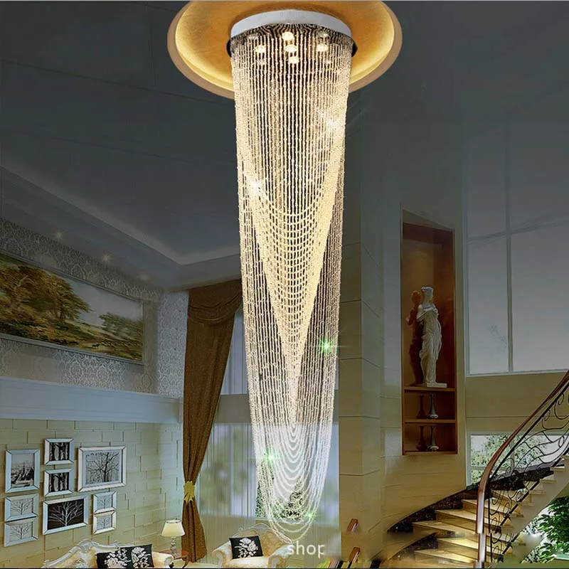 Современная светодиодная хрустальная люстра Z подвесной светильник с бисером