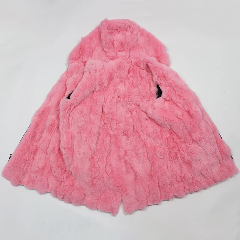 rabbit fur lining 5 Только меховая внутренняя подкладка не содержит меховой воротник внешняя оболочка натуральный мех пальто зимняя куртка женская парка из меха лисы енота кролика норки - Цвет: rabbit fur lining 5