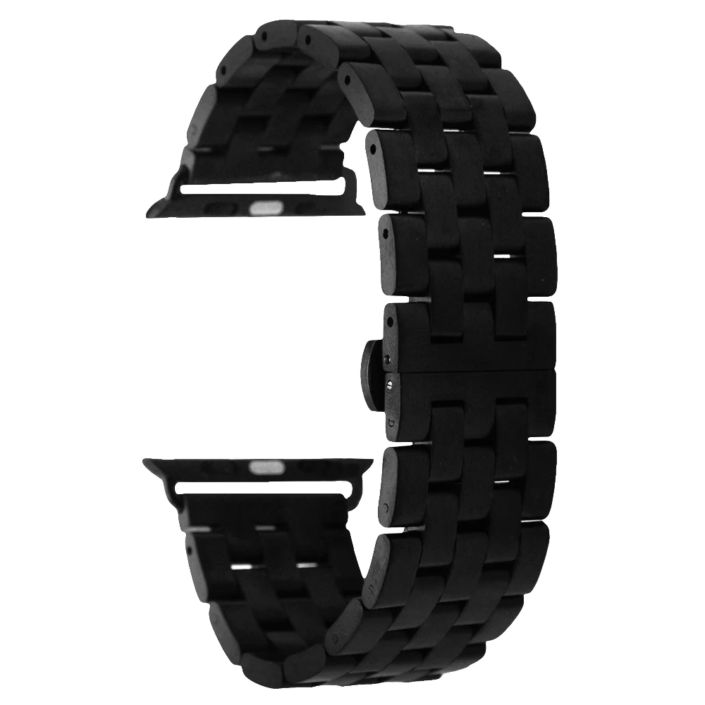 Ремешок из нержавеющей стали 38 мм 42 мм для iWatch Apple Watch/Sport/Edittion ремешок на запястье черный серебристый