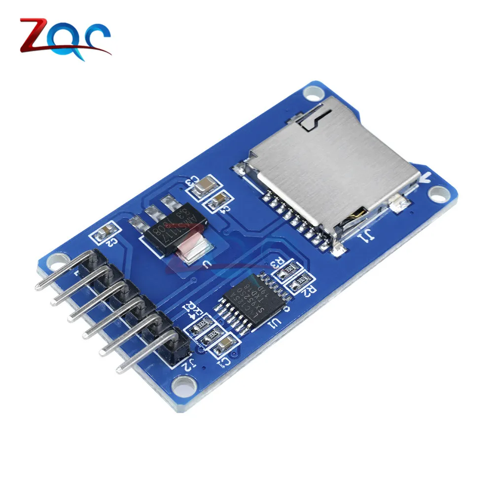 5 шт. Micro SD плата расширения памяти Mciro TF карта защитный модуль SPI для Arduino