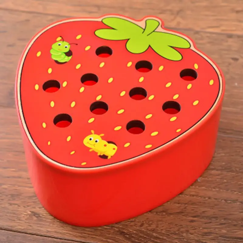 Детские деревянные игрушки 3d головоломки для раннего развития развивающие ловля