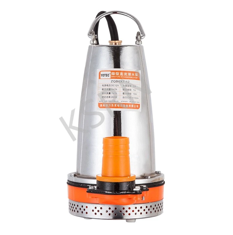 Погружной водяной насос постоянного тока 24 В с высоким потоком 340 Вт