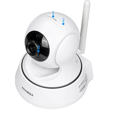 INQMEGA 720 P облачного хранения IP Камера Wi-Fi cam охранных видеонаблюдения сети Камера Ночное видение телеметрией Видеоняни и Радионяни