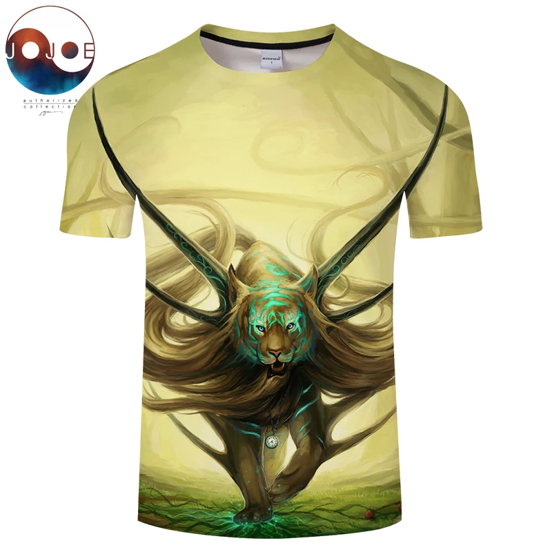 God of Evanescence от JojoesArt футболка с 3D принтом тигра мужские и женские футболки забавные