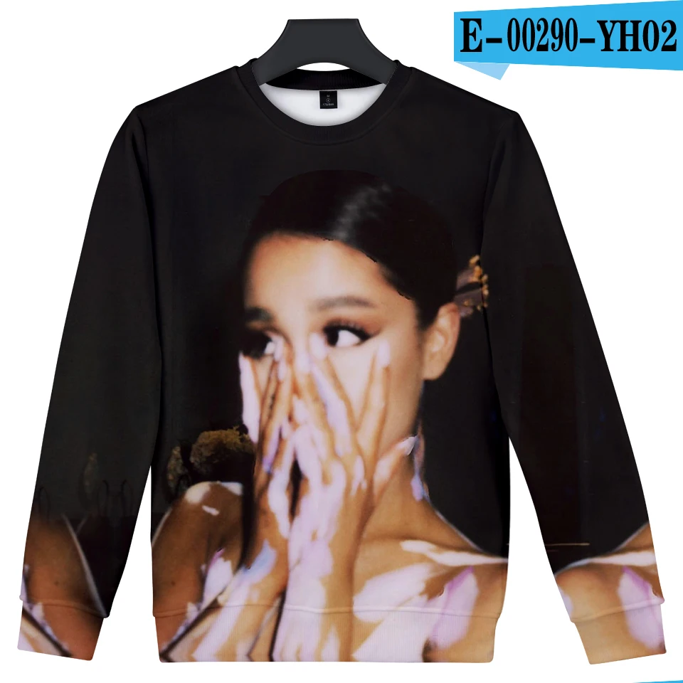 FADUN Tommee 3D Ariana Grande, женская и мужская одежда с принтом,, повседневные крутые толстовки Harajuku, толстовки, топы размера плюс - Цвет: YH02-1-1