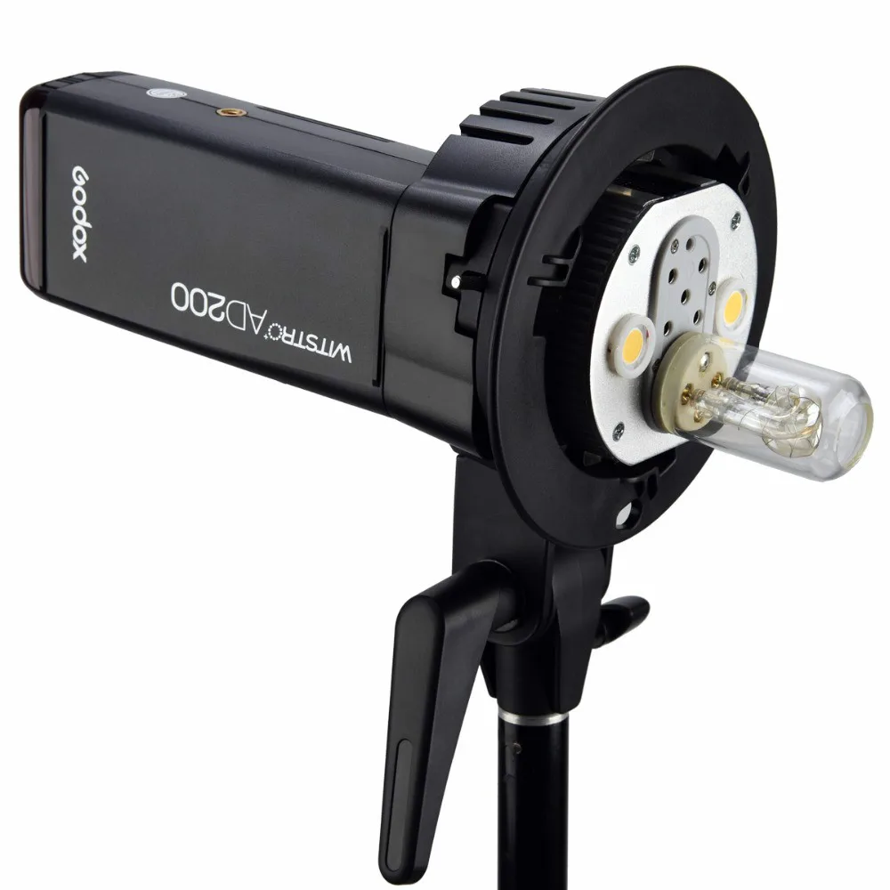 Godox AD-B2 Bowens крепление двойные трубки осветительная Головка Кронштейн для AD200