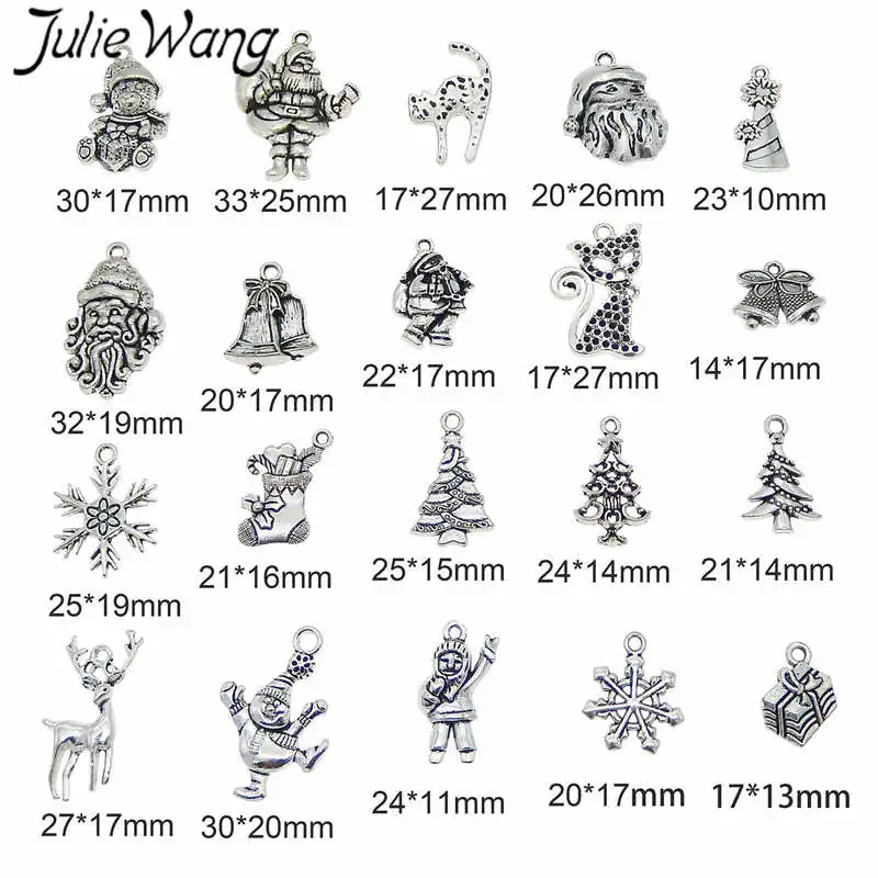 Julie Wang античные цвета смешанные Рождественские Подвески в виде оленя
