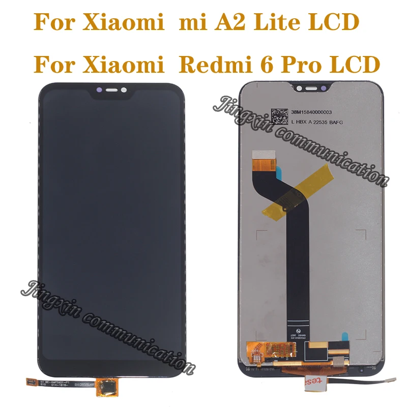 Новый дисплей для Xiaomi Mi A2 Lite ЖК сенсорный экран дигитайзер Redmi 6 Pro Замена запасные