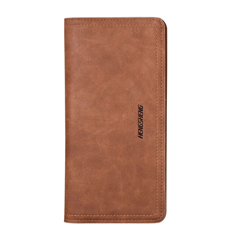 Мужской кошелек деловая внутренняя сумка из искусственной кожи квадратный