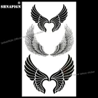 SHNAPIGN сексуальные Крылья ангела, временная татуировка, боди-арт, татуировка на руку, наклейки 17*10 см, водостойкая искусственная хна, безболезненная наклейка