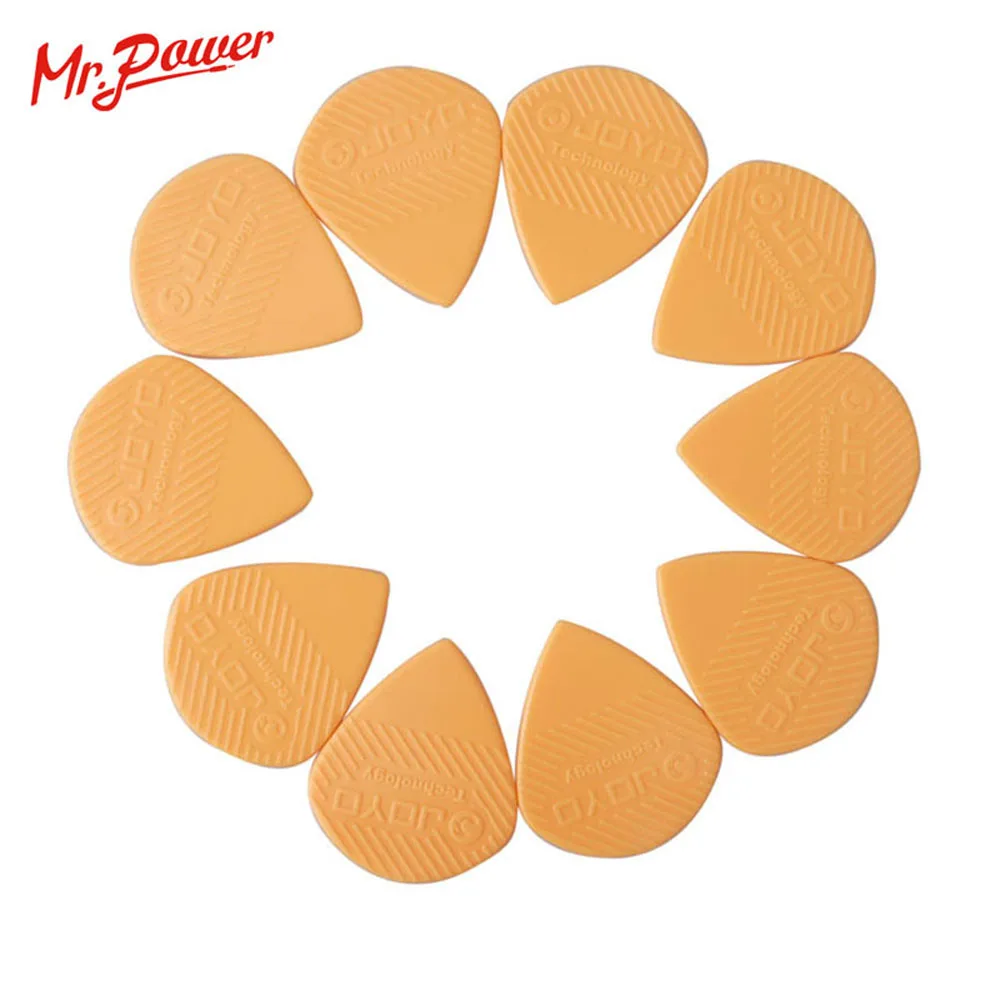 10 шт. Нескользящие медиаторы JOYO Jazz Plectrum для электрической акустической гитары