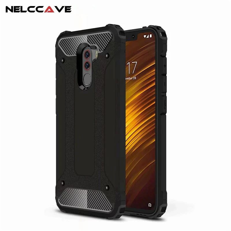 Luxury Rugged Cover For Xiaomi Pocophone F1 Poco Anti Knock Phone Case Hybrid Hard Tough Dual Layer Armor Shockproof |