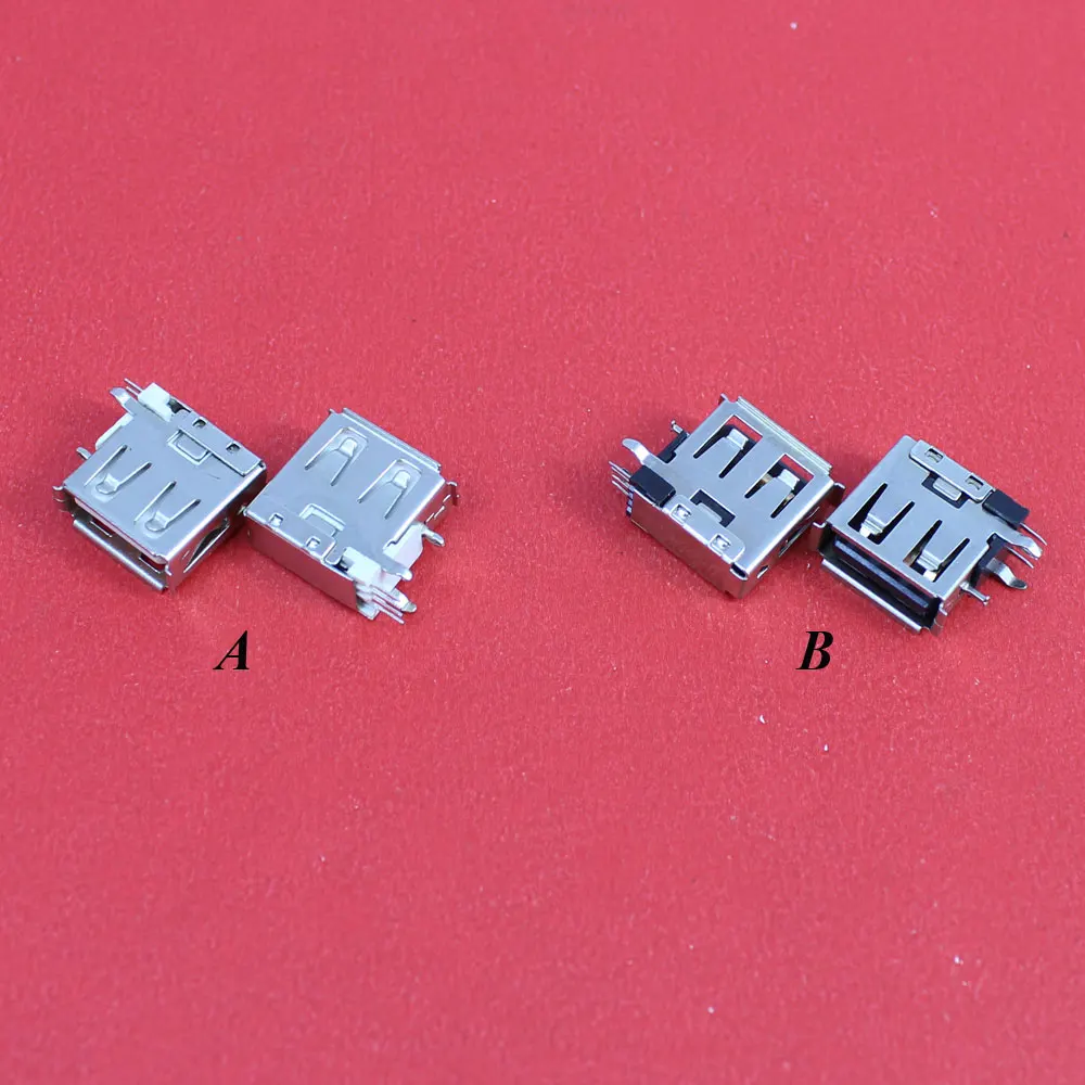 ChengHaoRan 1 шт. USB тип A короткий гнездовой разъем для сварки 90 градусов правый угол