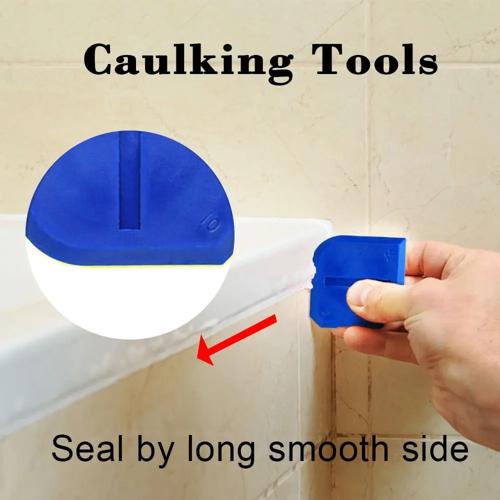 

9 Pieces Sealant Tools Caulking Kit Silicone Remover Sealing Tool for Bathroom Kitchen Room and Frames Sealant Seals