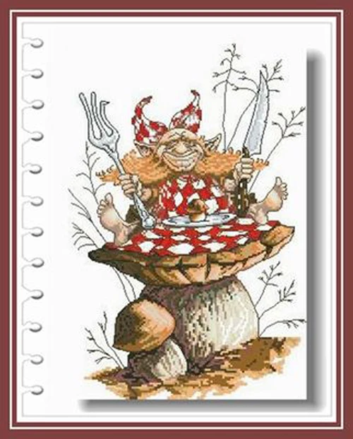 

Набор для вышивания крестом, наборы для вышивания, 11CT и 14CT, Волшебник обеда