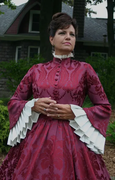 История! Красное викторианское платье на заказ в стиле 1920-х годов времен