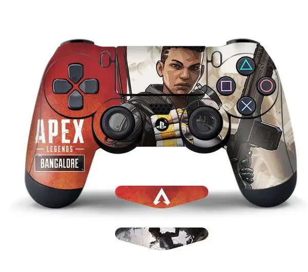 A 1PCS Данные лягушки 2 шт наклейки для Apex Legends контроллер скины для sony Playstation 4 игровой контроллер для PS4 Slim Pro наклейки - Цвет: A 1PCS