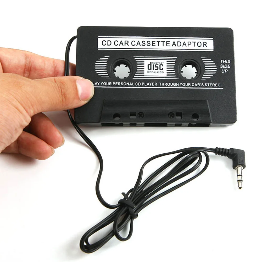 DC 12-24 V Мода Винтаж разъем 3 5 мм аудио автомобильный адаптер кассеты для Iphone MP3 CD MD