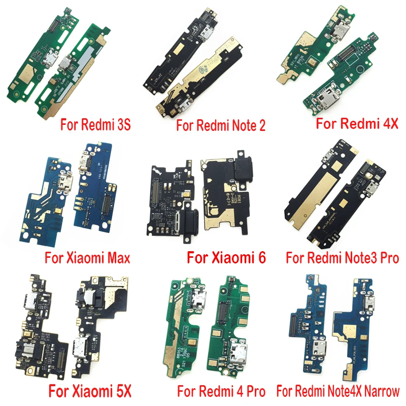 10 шт. для Xiaomi mi Max mi x 2 3 2s 6 A1 5X A2 6X8 Se Lite Poco Pocophone F1 usb зарядный док-коннектор; pcb; плата Flex