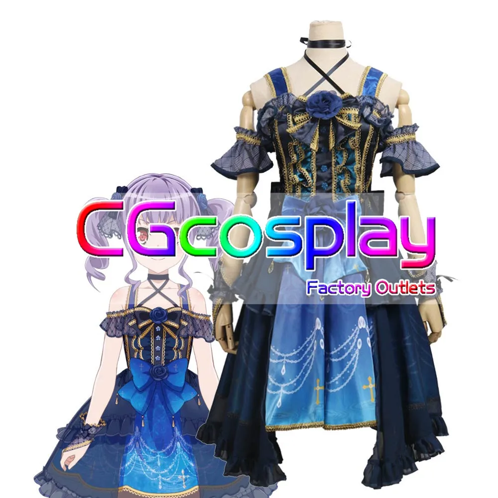 Cgcos Экспресс Bang Dream! Roselia 4th один единство Ako udagawa форма аниме игры Косплэй костюм на