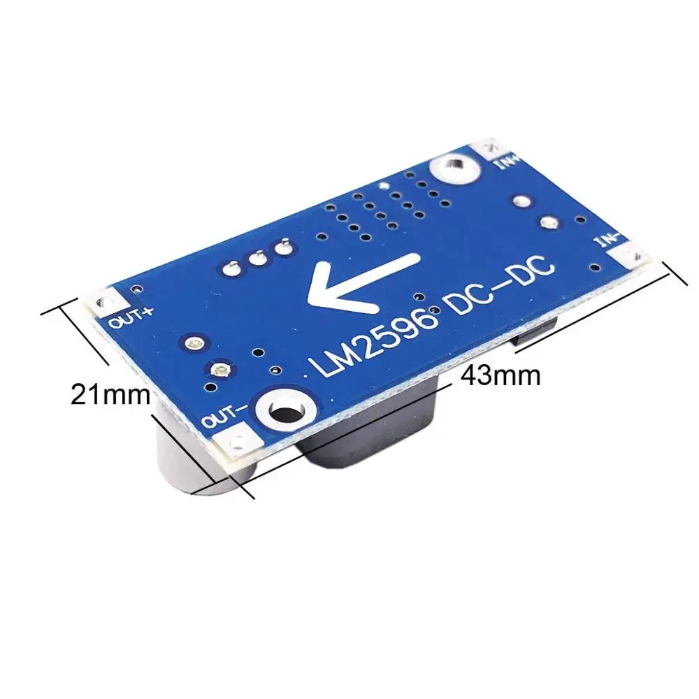 Aokin 8 Pack LM2596 DC Регулируемый понижающий преобразователь от 3 0 40 В до 1 5 35 модуль