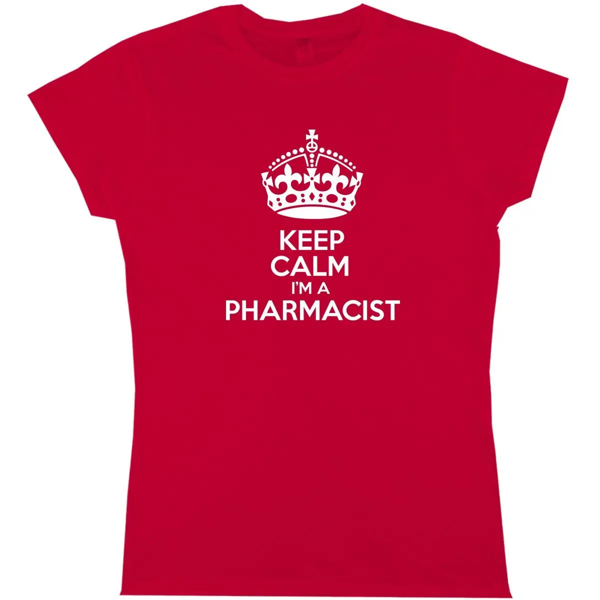 Keep calm i'm a pharmacist женская футболка с забавным юмором для дня рождения принтом в