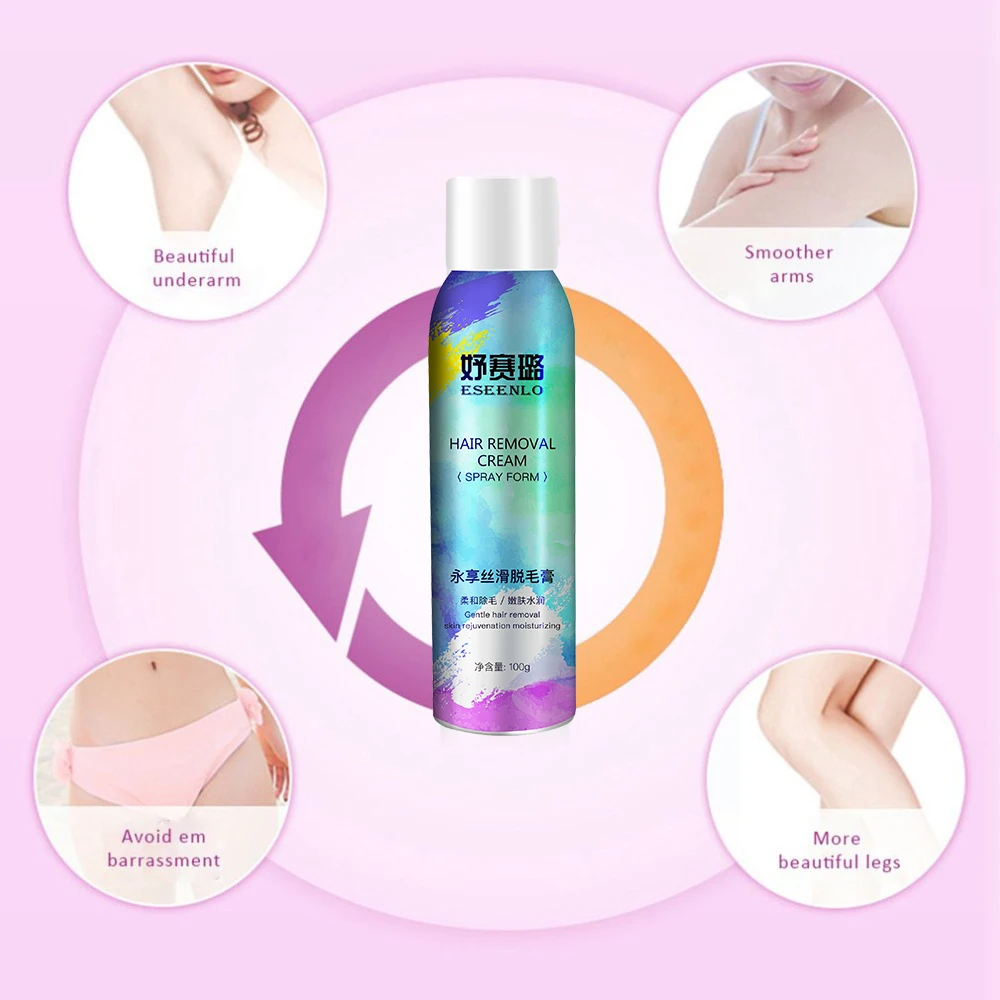 Унисекс крем для удаления волос с помощью распылителя гладкая кожа тела подмышек