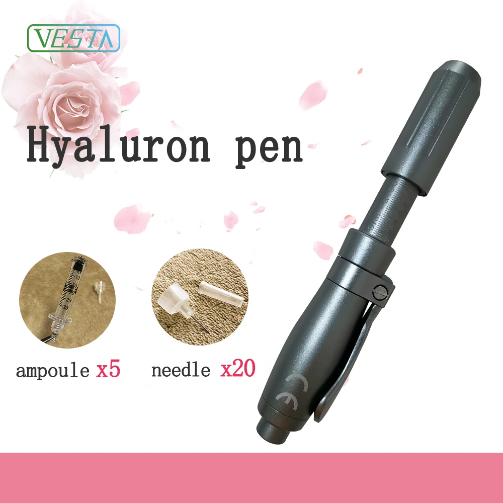 Gray 0.5ml-2 Vesta 0,3 мл гиалуроновая шприц-ручка популярный дизайн специальный логотип сервис иглы бесплатно гиалуроновая кислотная ручка для наполнителя губ - Номер модели: Gray 0.5ml-2