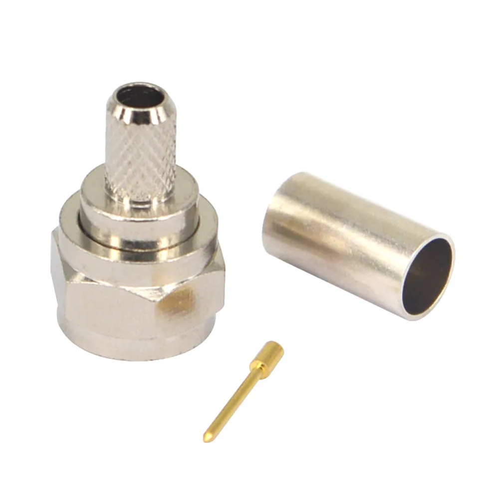 Прямой обжимной разъем для коаксиального кабеля RG58 RG142 LMR195|connector pcb|connector plugconnector ac