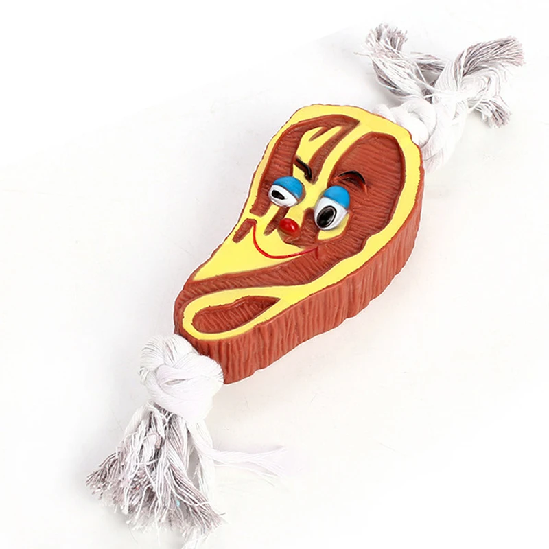 Rubber Corn Steak Sausage Bite Toy Tutoring Interactive Pet Squeak Toys Playing Partner Home Garden Products Supplies Joy | Дом и сад