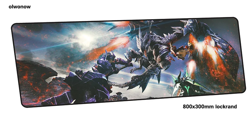 Коврик для мыши Monster Hunter 80x30 см, игровой коврик для мыши, большой геймерский коврик, толстый игровой компьютерный стол, коврик для мыши, коврики для игровой клавиатуры - Цвет: design 11