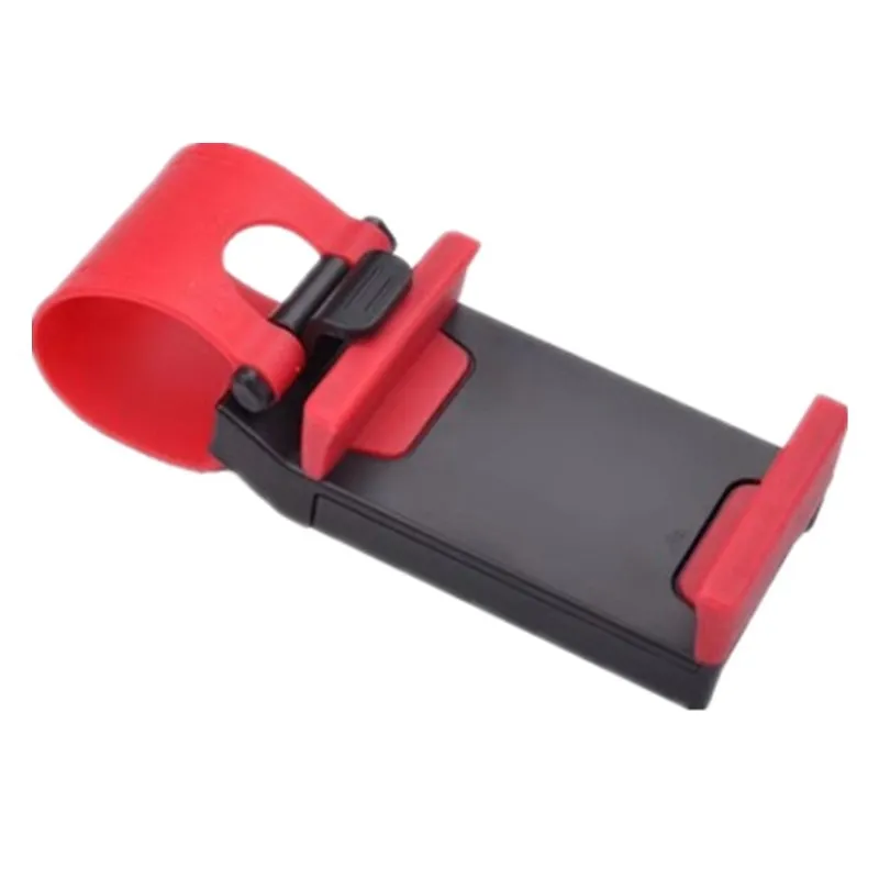 Car Holder Steering Wheel Clip Mount Cell Phone Mobile Holder Universal For IPhone Support Bracket Hang-up Mobile Phone Seat