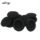 500 пар сменных амбушюр из черной пены, подушечки для 6 см, 60 мм, муфта для наушников