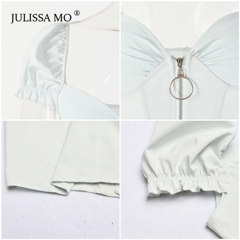 Женский укороченный корсет JULISSA MO с V образным вырезом и оборками летний