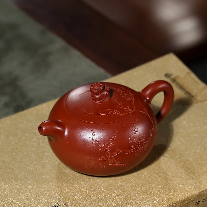 Yixing Dahongpao фиолетовый песочный горшок известная семья ручной работы Xiangrui Cut сливы