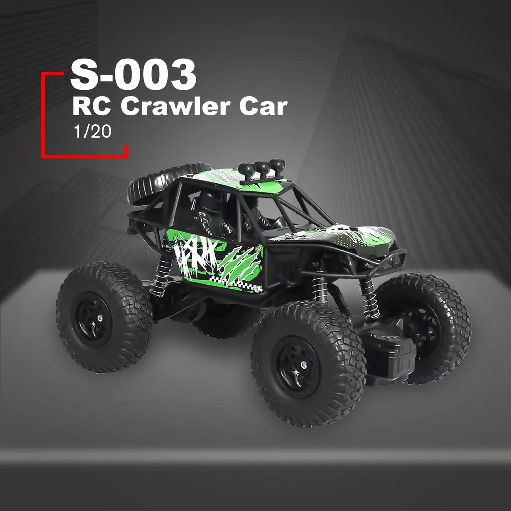 S 003 1/20 весы 2 4 ГГц 4WD высокая скорость RC Гусеничный альпинист Багги внедорожный