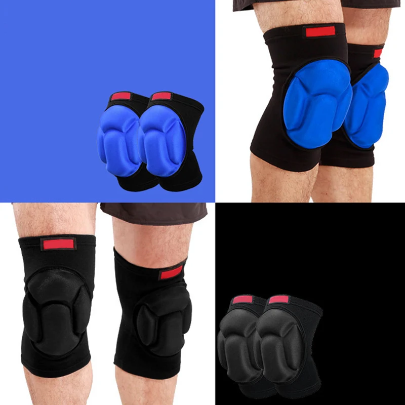 Aiboully губкой колена Поддержка анти раненых Kneepad 1 пара высокие эластичные Спорт на