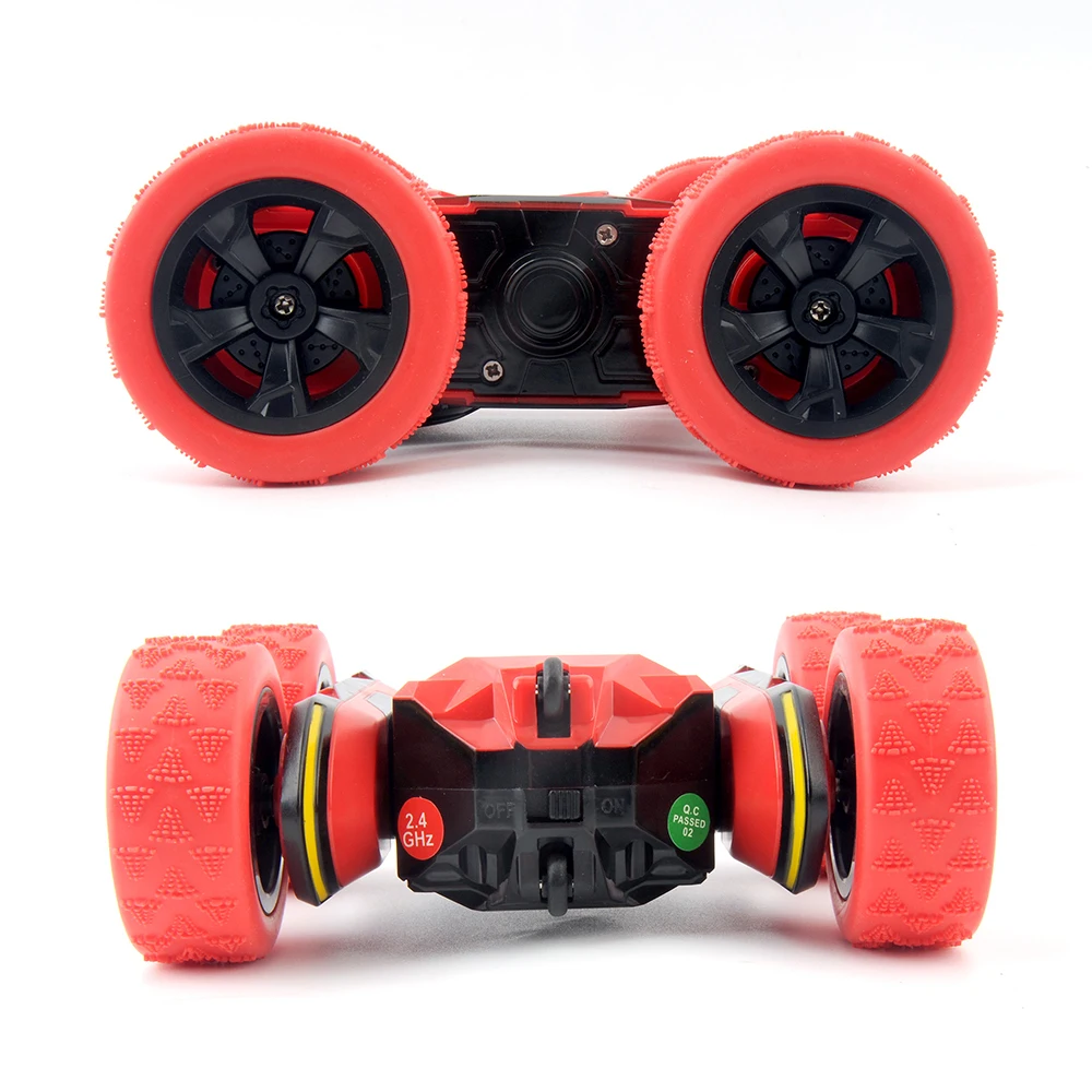 HB 1/28 RC Stunt Car 2.4Ghz Remote Control Off Road Electric Race Double Sided 360 toys for children | Игрушки и хобби