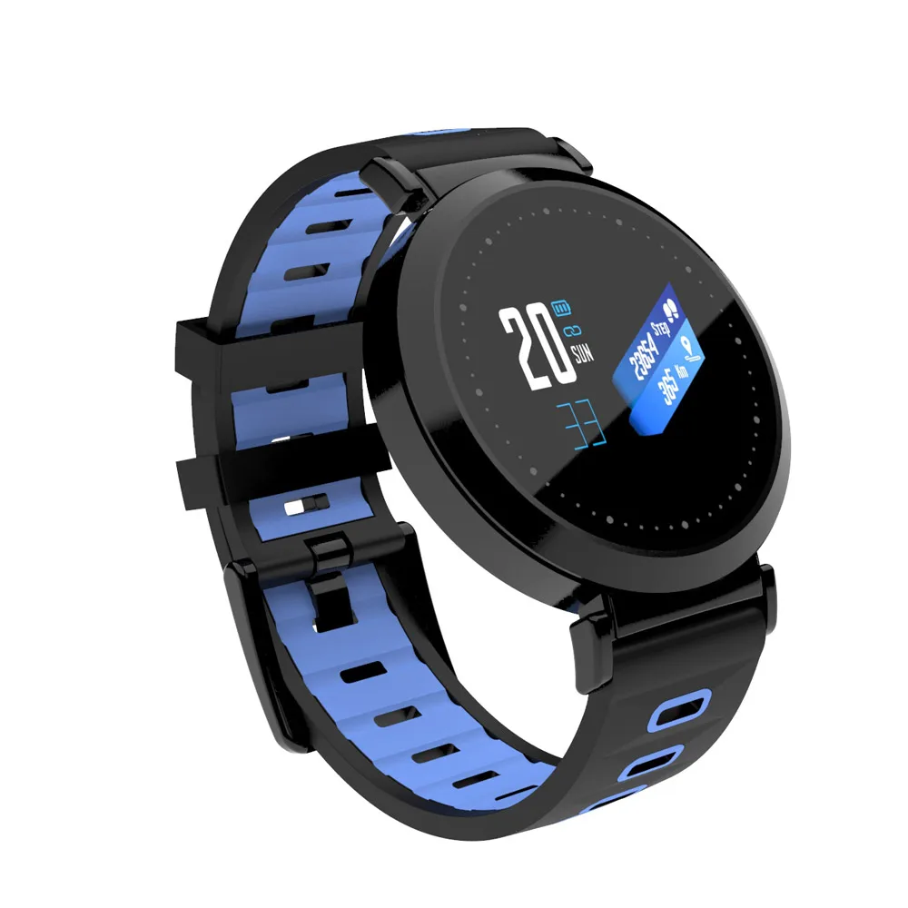 696 Bluetooth Смарт браслет цветной дисплей пульс/кислород в крови/давление фитнес