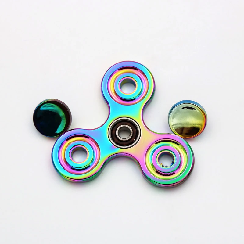 Tri-Spinner ANUOTONG Спиннер-Спиннер из металла Цветной Ручной Спиннер для повседневного