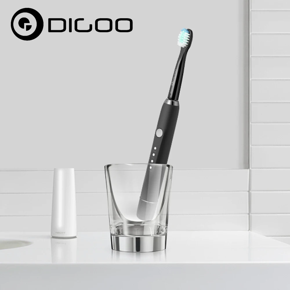 Электрическая зубная щетка Digoo DG YS33 3 режима перезаряжаемая USB зарядка 2 шт.