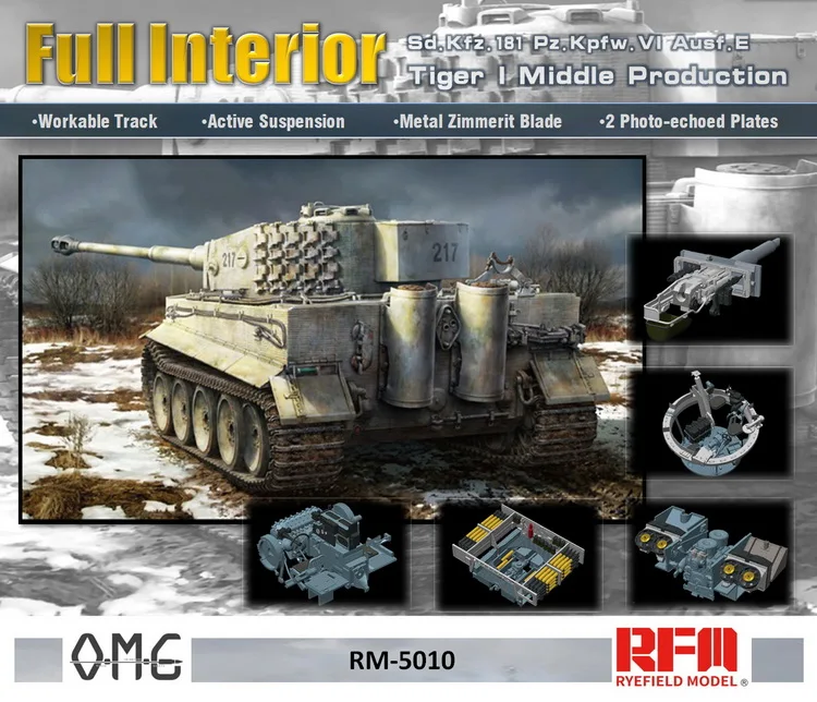 W/полностью внутренняя [Ryefield модель] RFM RM 5010 1:35 Tiger I промежуточный этап