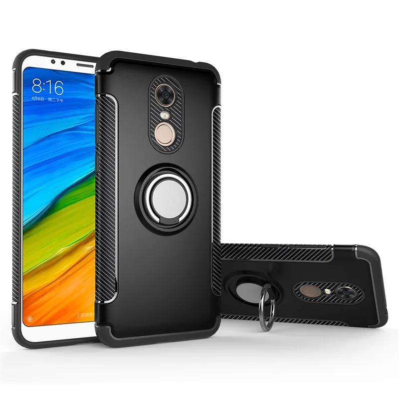 Black Для Xiao mi Red mi Note 5/PocoPhone F1 чехол TPU+ PC задняя крышка Coque Funda для Red mi 4X5 Plus 5A 6 Pro S2 на mi A1 A2 Lite mi 8 SE - Цвет: Black