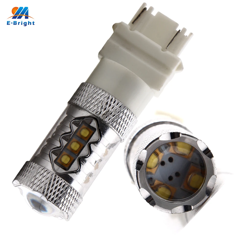 YM E Bright 2 шт. T25 3157 3535 80 Вт 16 SMD Тормозной светильник s 12 в 24 В DC белый лампы