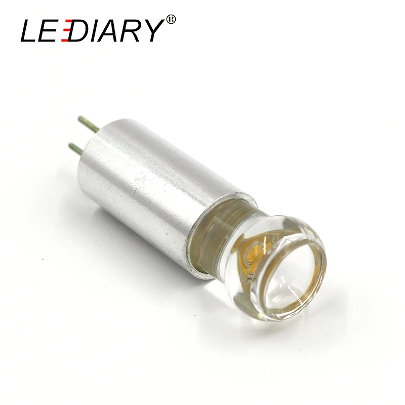Светодиодная мини-лампа LEDIARY G4 5 шт./лот 12 в пост. Тока COB высокомощная из